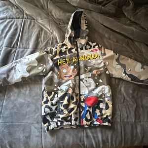 Members only X Nickelodeon Hey Arnold Windbreaker M